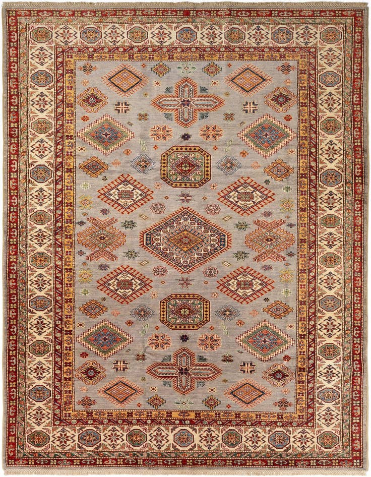 Detail image of 6' 10 x 9' 9 Kazak Wool Rug