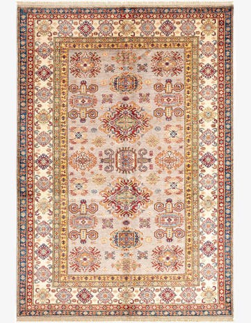 5' 8 x 8' 1 Kazak Wool Rug