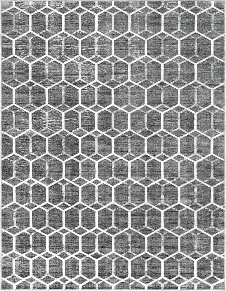Detail image of 9' x 12' 2 Lattice Trellis Rug