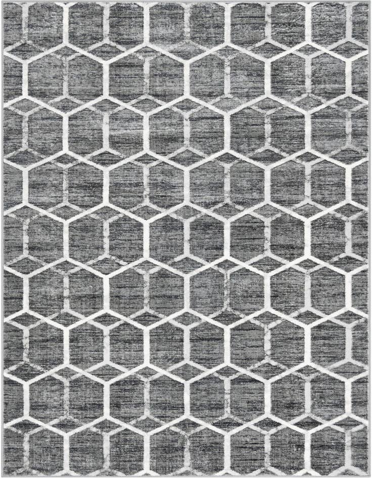 Detail image of 6' x 9' Lattice Trellis Rug