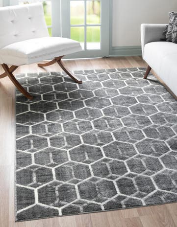 4' x 6' Lattice Trellis Rug