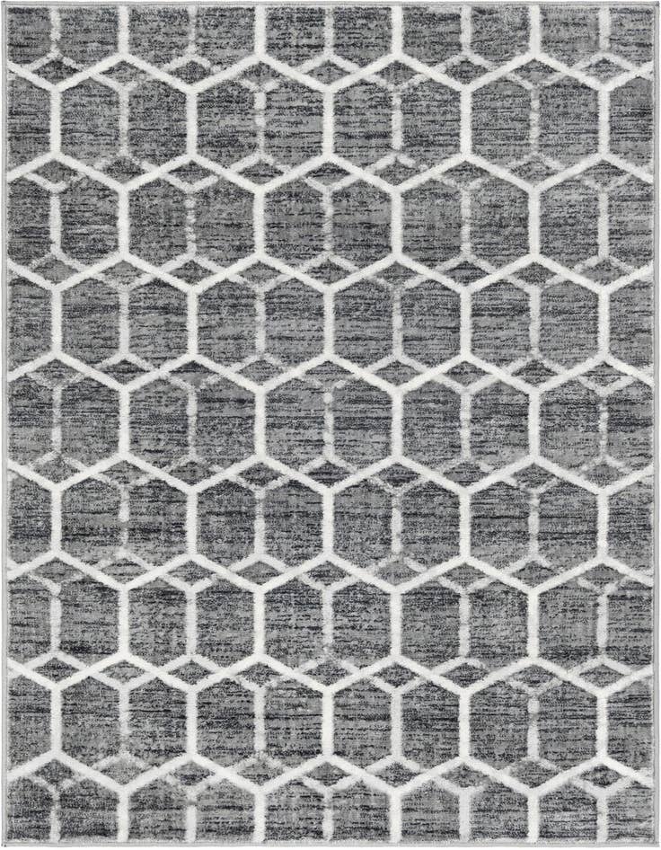 Detail image of 4' x 6' Lattice Trellis Rug