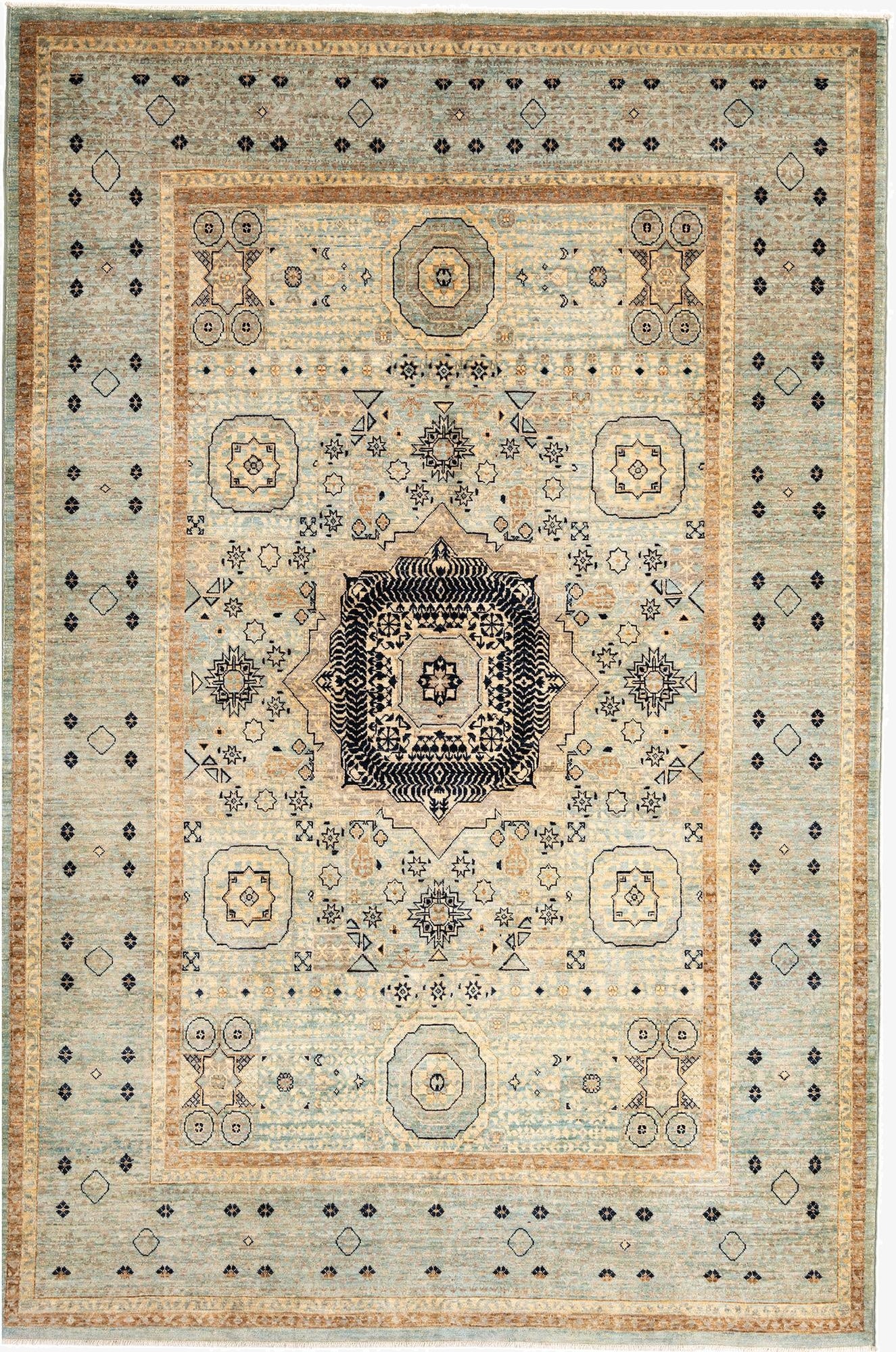 5' 9 x 8' 7 Mamluk Rug