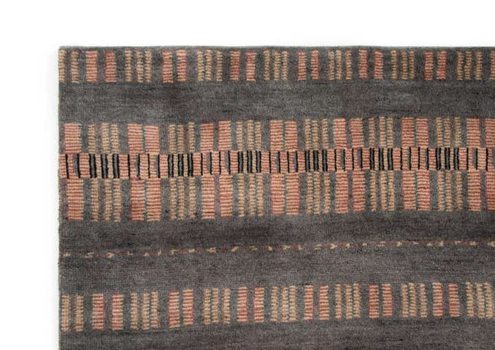 8' 5 x 9' 11 Modern Manshu Wool Rug