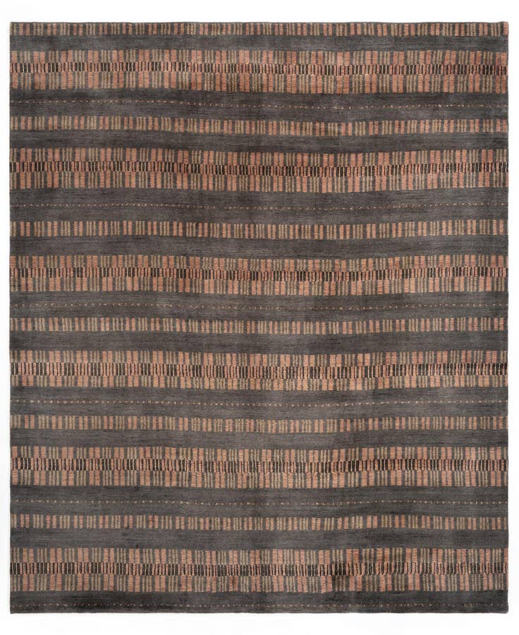 Detail image of 8' 5 x 9' 11 Modern Manshu Wool Rug