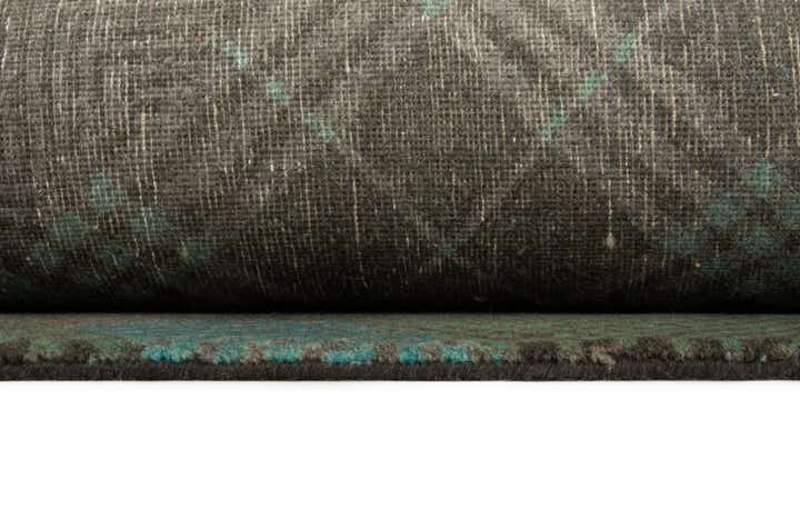8' x 9' 10 Hand Knotted Modern Manshu Wool Rug