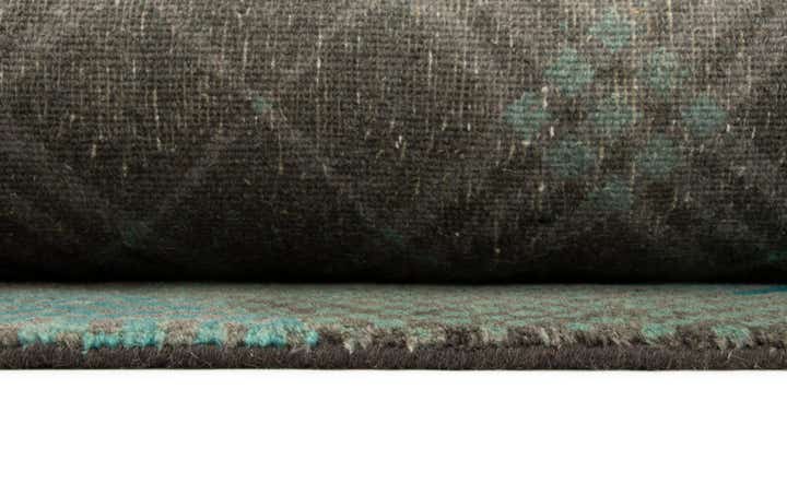 8' x 9' 9 Hand Knotted Modern Manshu Wool Rug