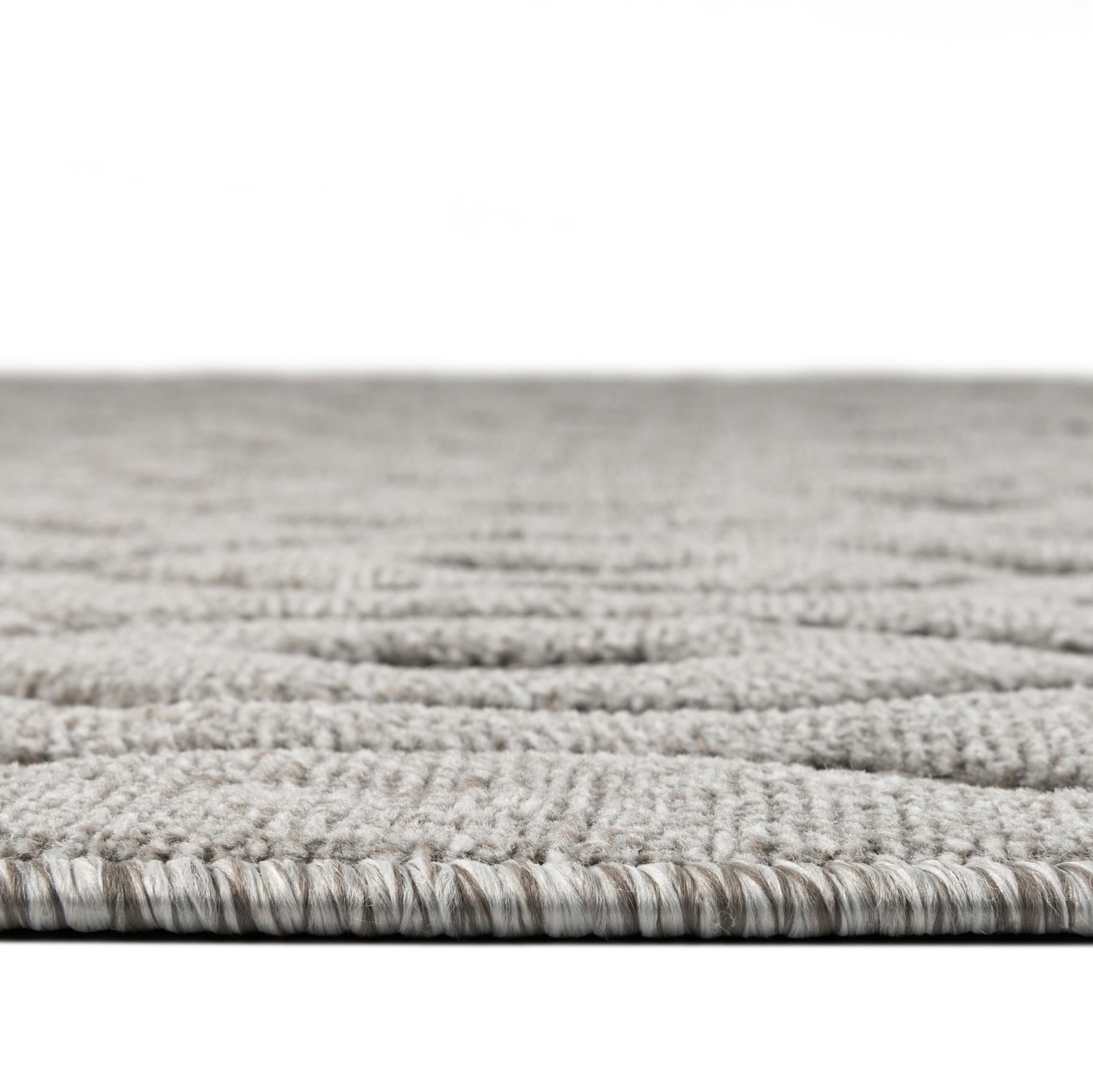 4' x 6' Easy-Clean Trellis Textured Indoor / Outdoor Rug