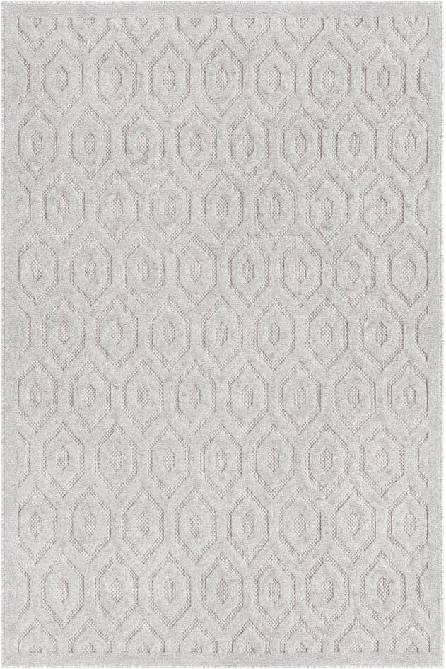 Detail image of 5' 3 x 8' Easy-Clean Trellis Textured Indoor / Outdoor Rug