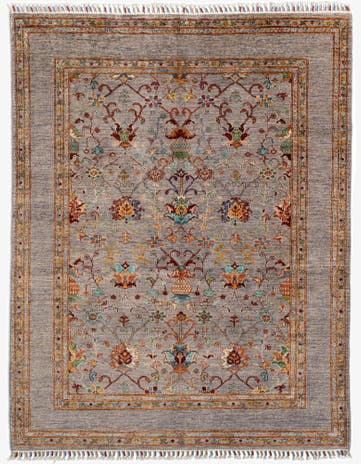4' 11 x 6' 4 Rubin Wool Rug