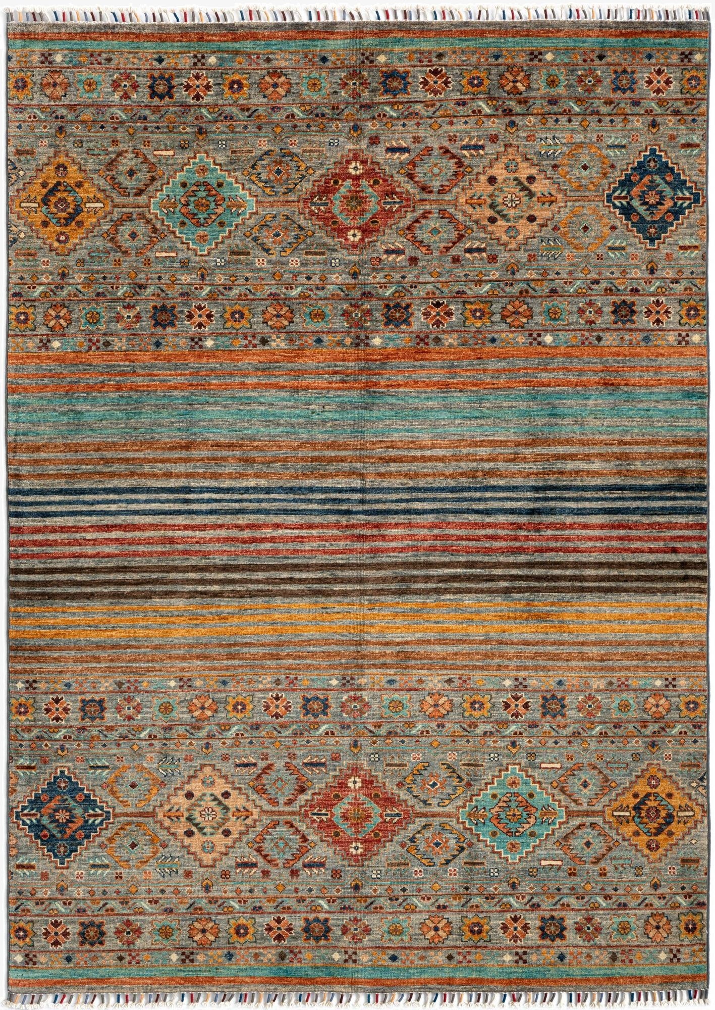 4' 11 x 6' 11 Torkman Wool Rug