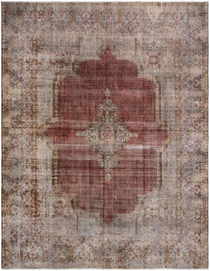 Detail image of 9' 8 x 13' 2 Vintage Wool Rug