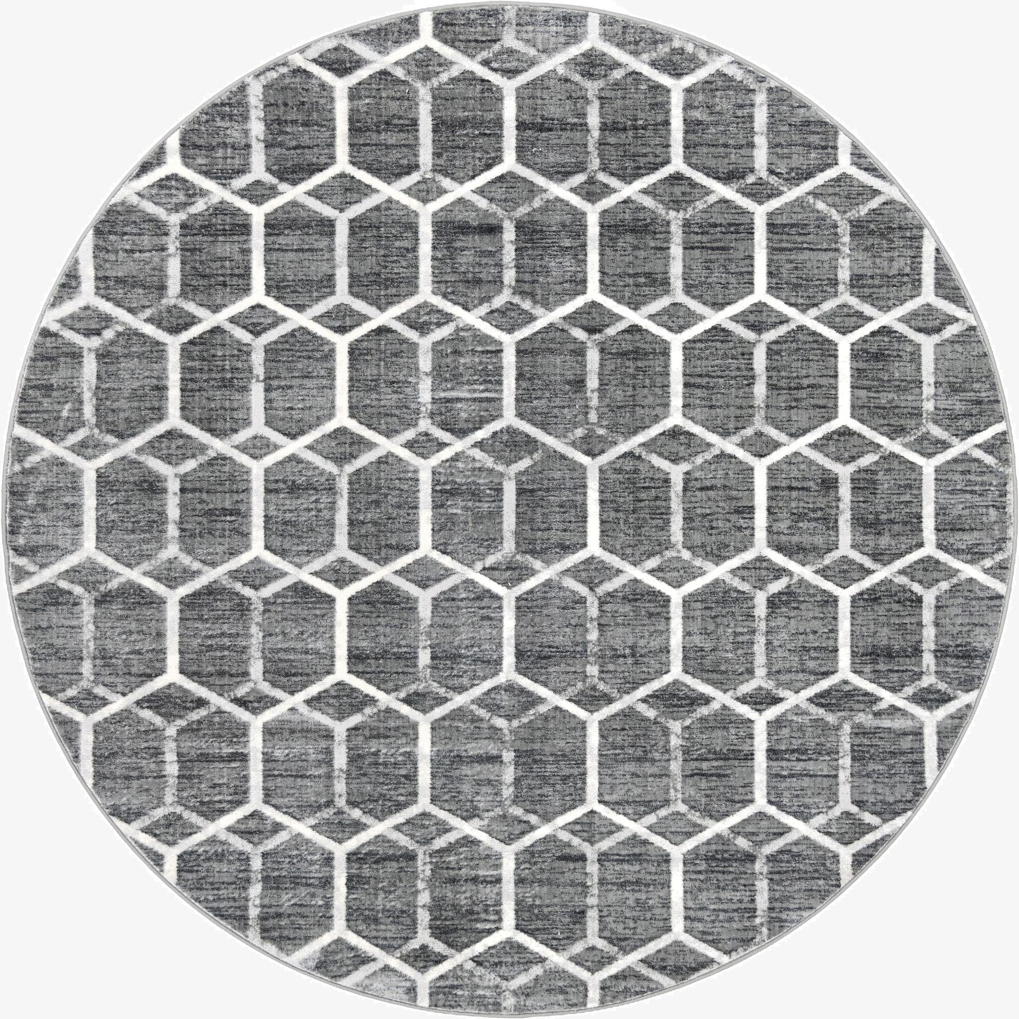 245cm x 245cm Lattice Trellis Round Rug