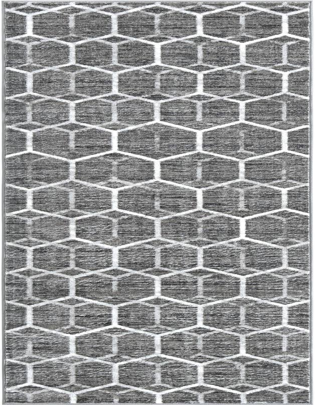 Detail image of 3' x 10' Lattice Trellis Runner Rug