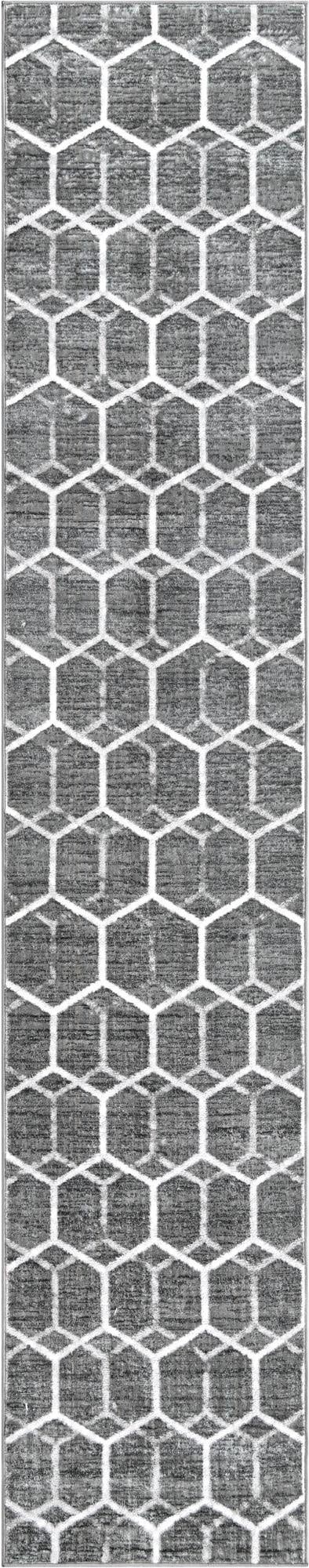 80cm x 395cm Lattice Trellis Runner Rug