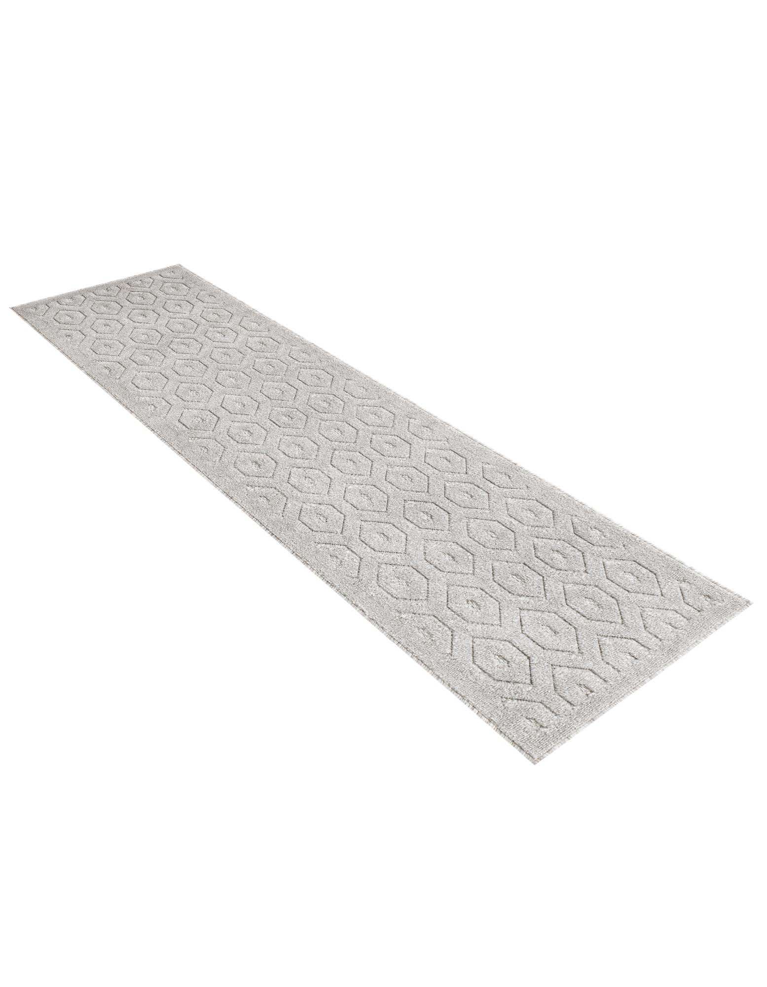 Detail image of 60cm x 245cm Trellis Textured Indoor / Outdoor Runner Rug