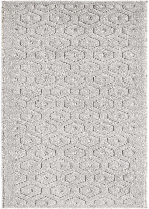 2' x 8' Easy-Clean Trellis Textured Indoor / Outdoor Runner Rug
