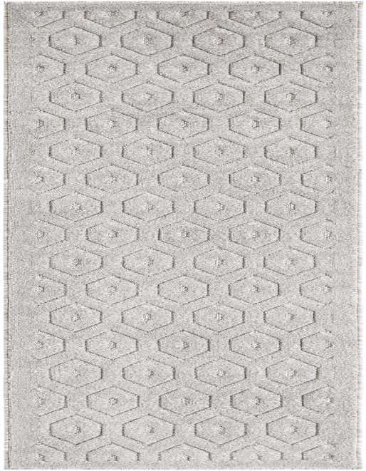 2' x 8' Easy-Clean Trellis Textured Indoor / Outdoor Runner Rug