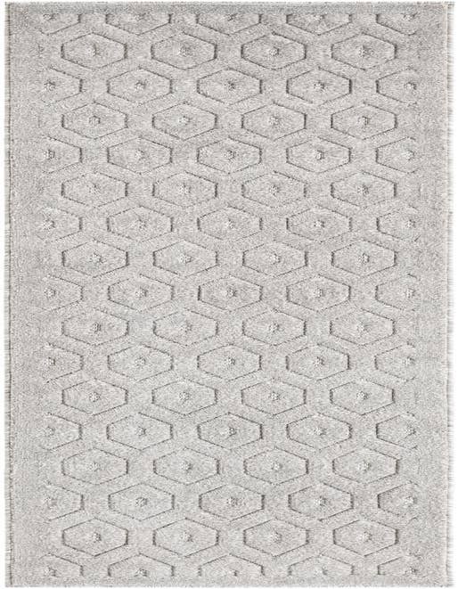 Detail image of 2' x 8' Easy-Clean Trellis Textured Indoor / Outdoor Runner Rug