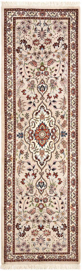 Detail image of 2' 5 x 7' 7 Tabriz Wool Runner Rug