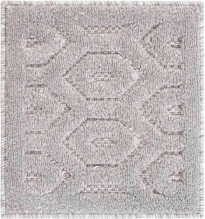1' 4 x 1' 4 Easy-Clean Trellis Textured Indoor / Outdoor Sample Rug