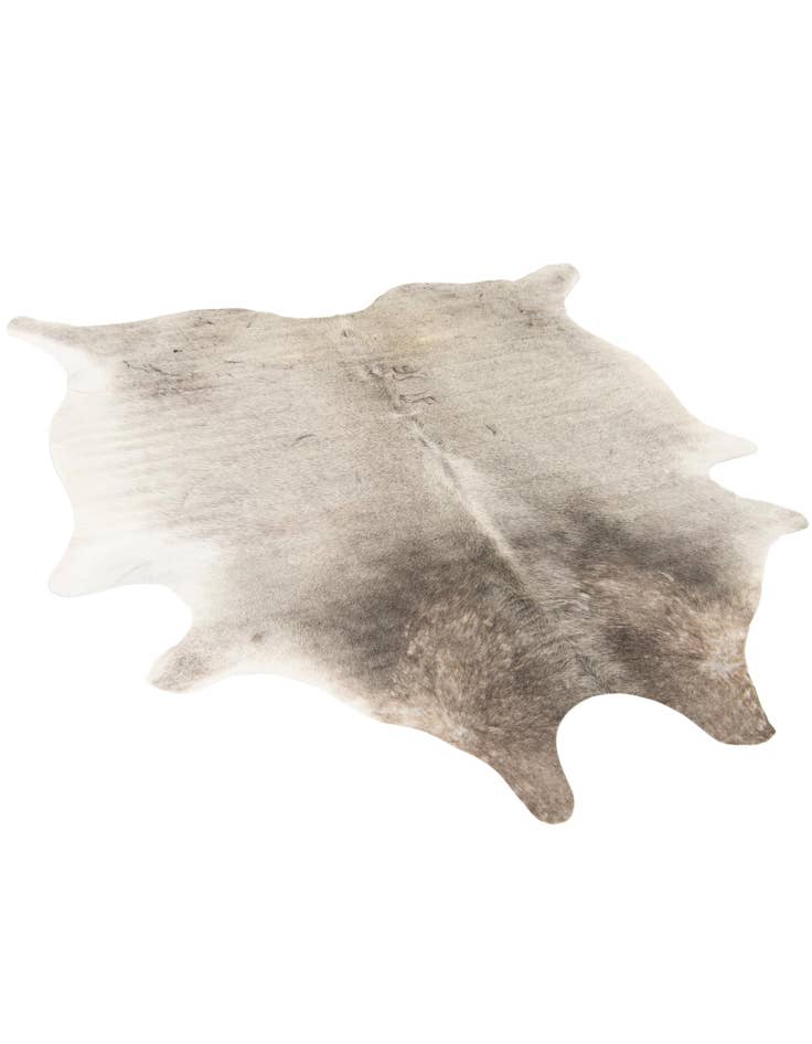 Detail image of 5' 7 x 6' Cowhide Leather Square Rug