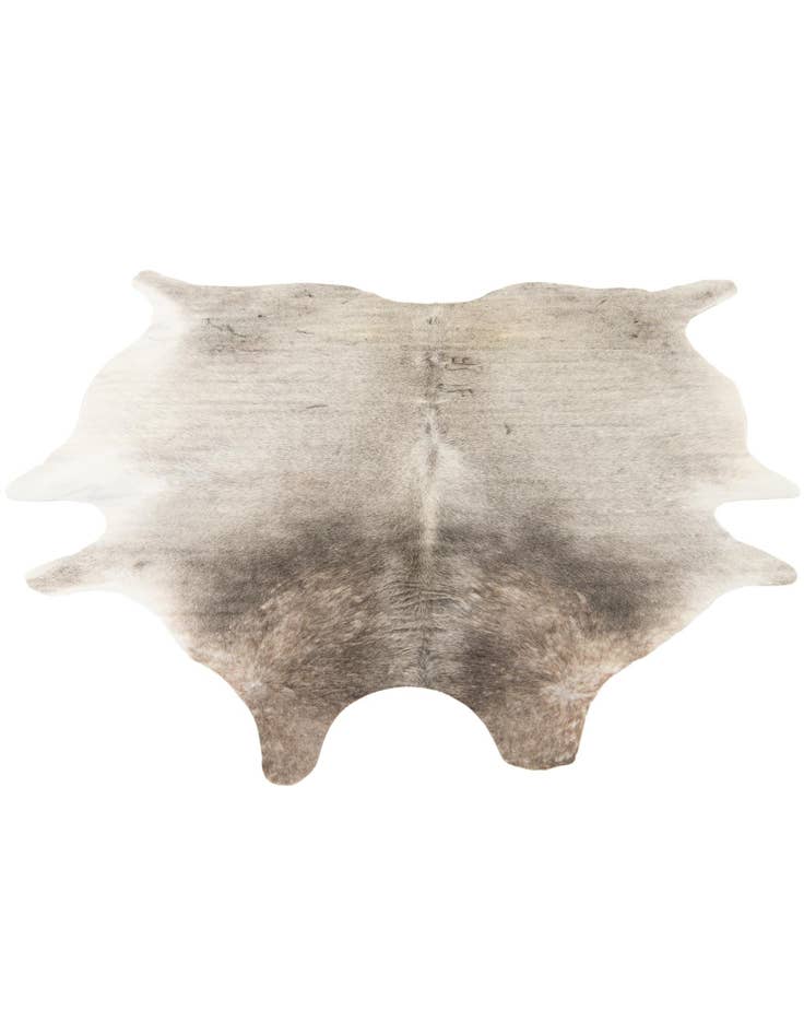 Detail image of 5' 7 x 6' Cowhide Leather Square Rug