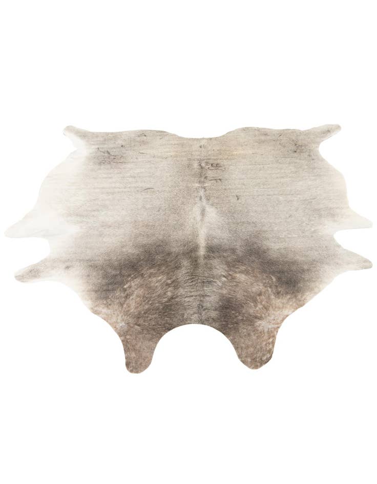 Detail image of 5' 7 x 6' Cowhide Leather Square Rug