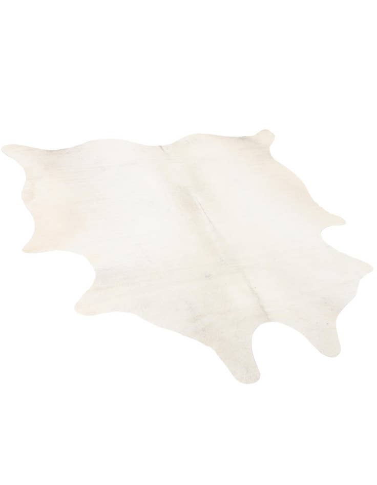 Detail image of 5' 4 x 5' 7 Cowhide Leather Square Rug