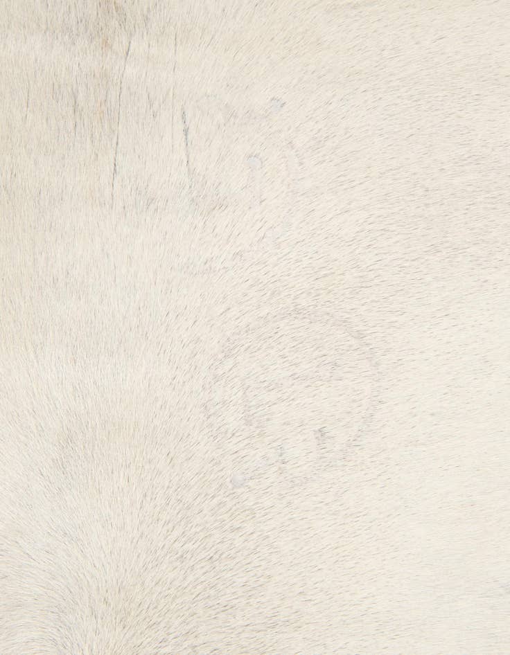 Detail image of 5' 4 x 5' 7 Cowhide Leather Square Rug