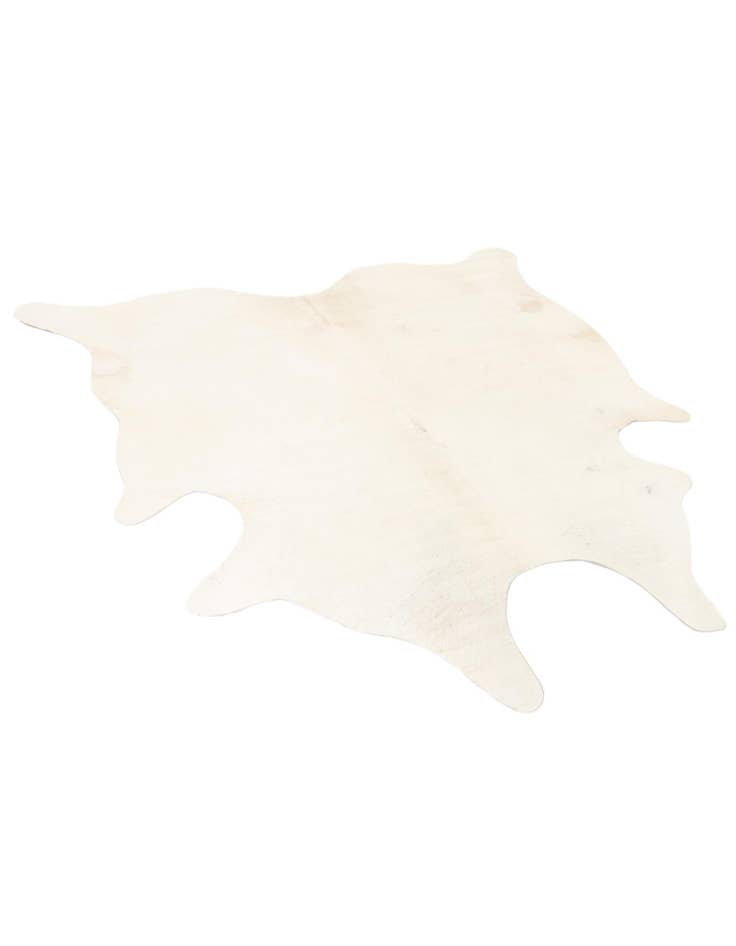 Detail image of 6' 4 x 6' 4 Cowhide Leather Square Rug