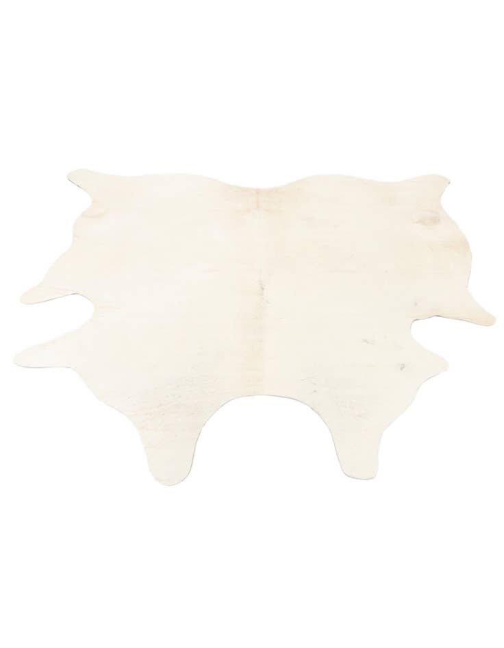 Detail image of 6' 4 x 6' 4 Cowhide Leather Square Rug