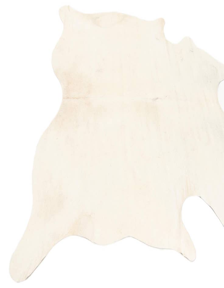 Detail image of 6' 4 x 6' 4 Cowhide Leather Square Rug
