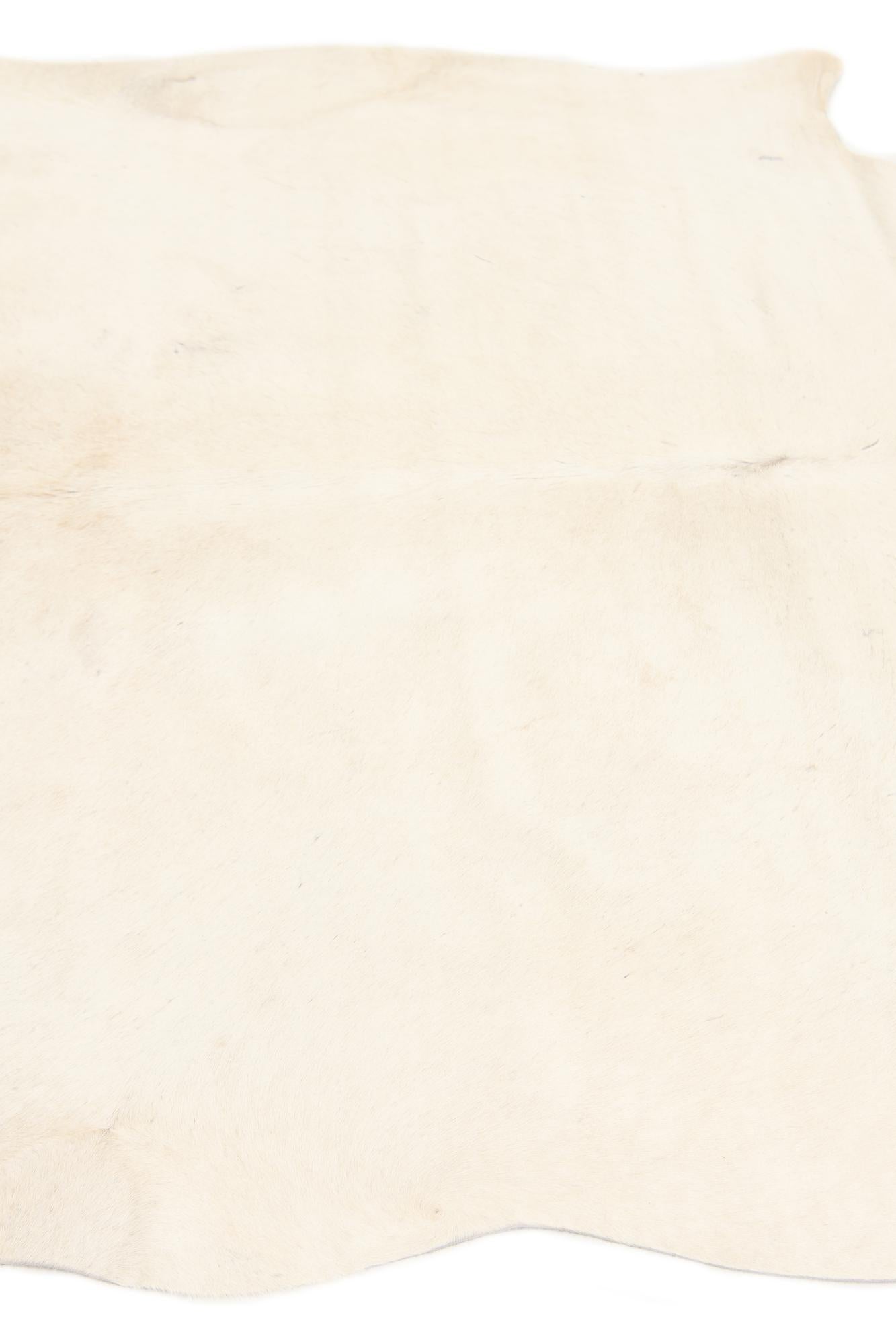 6' 4 x 6' 4 Cowhide Leather Square Rug