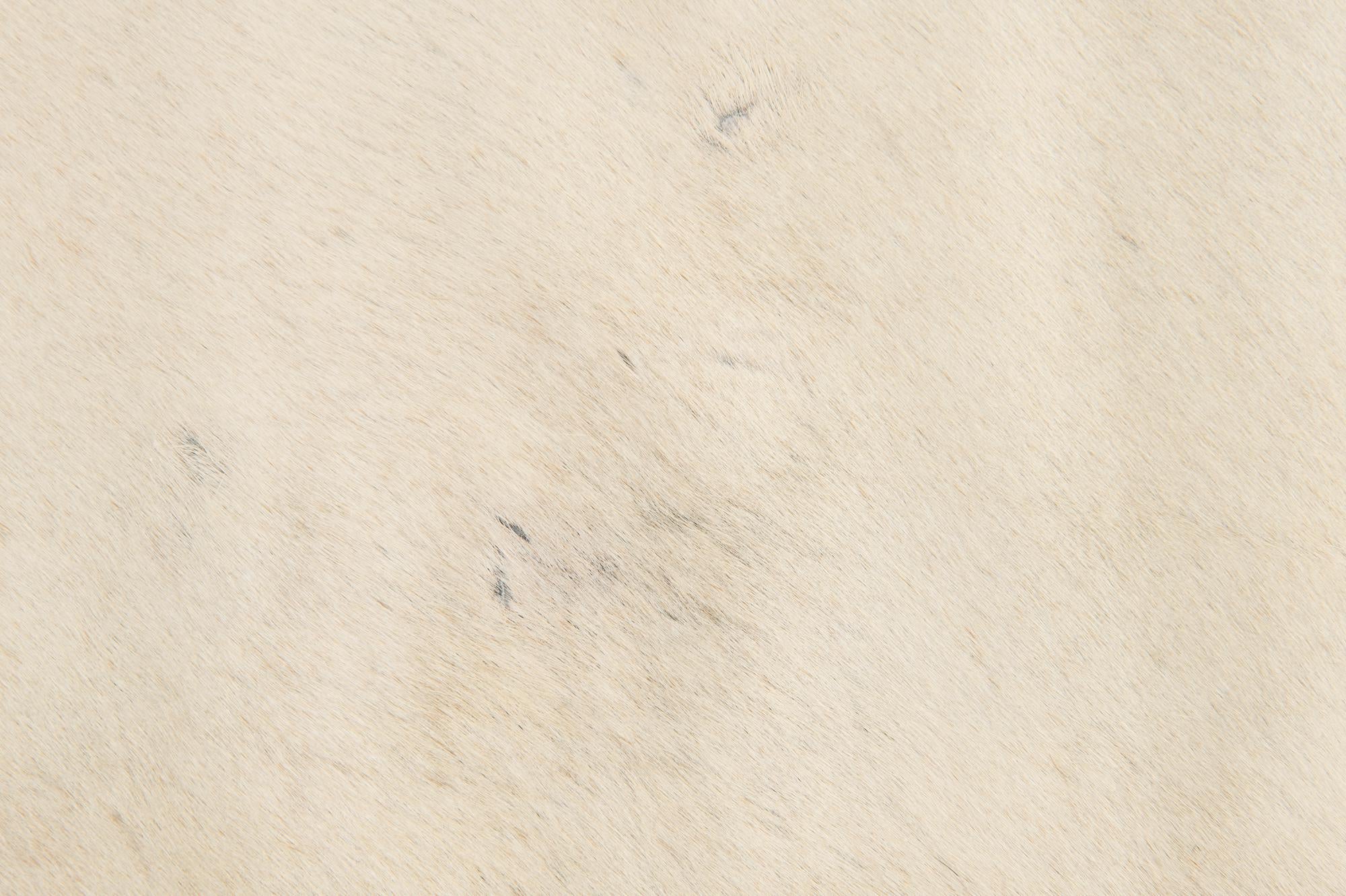 6' 4 x 6' 4 Cowhide Leather Square Rug