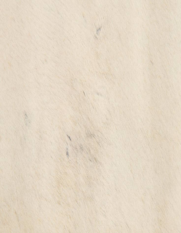 Detail image of 6' 4 x 6' 4 Cowhide Leather Square Rug