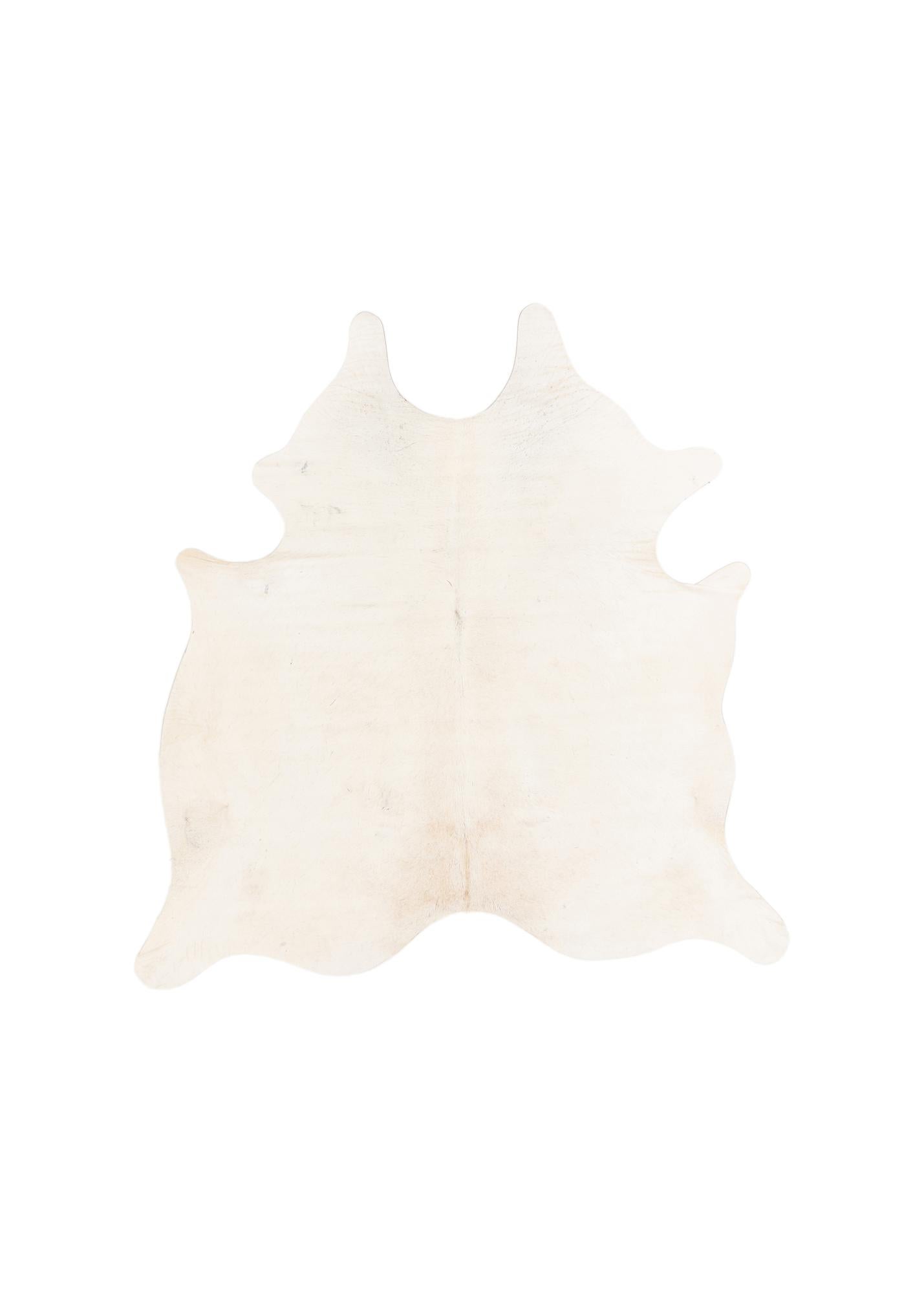 6' 4 x 6' 4 Cowhide Leather Square Rug