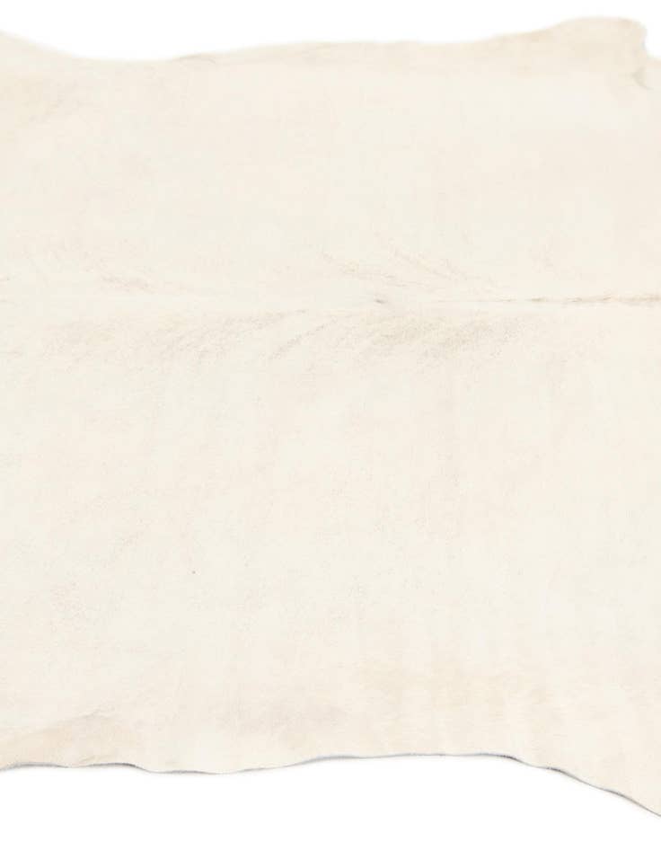 Detail image of 6' 7 x 6' 7 Cowhide Leather Square Rug