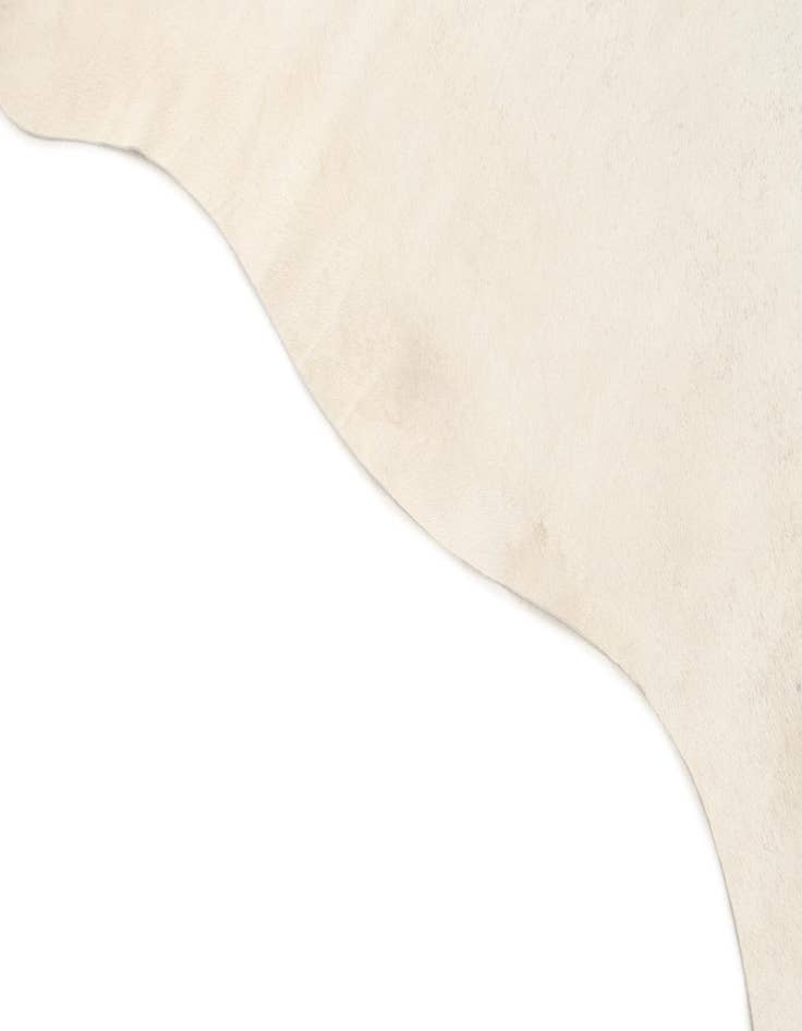 Detail image of 6' 7 x 6' 7 Cowhide Leather Square Rug