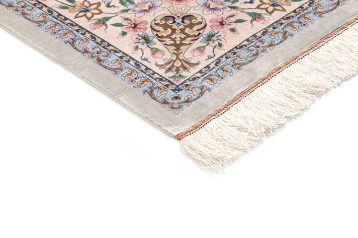 8' 2 x 8' 2 Ghom Design Square Rug