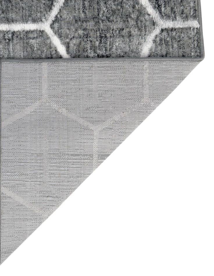 Detail image of 5' 3 x 5' 3 Lattice Trellis Square Rug