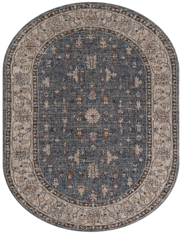 Detail image of 5' 3 x 8' Eco Traditional Oval Rug