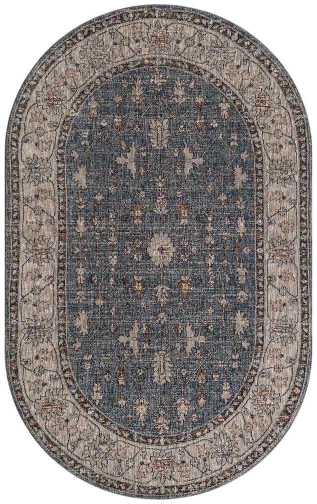 5' 3 x 8' Eco Traditional Oval Rug