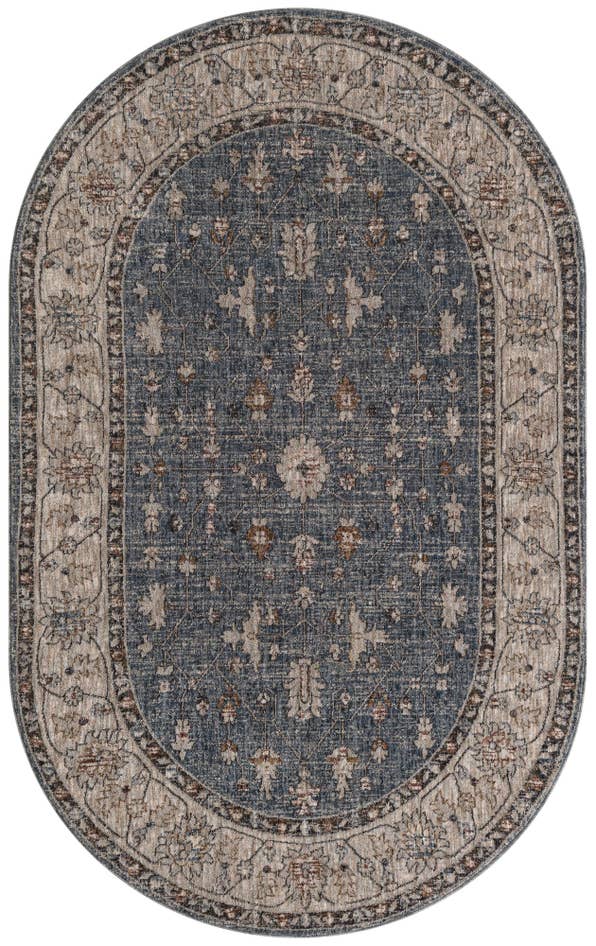 Detail image of 5' 3 x 8' Eco Traditional Oval Rug