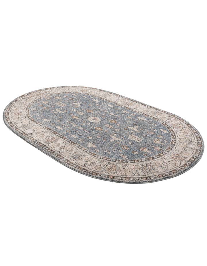 5' 3 x 8' Eco Traditional Oval Rug