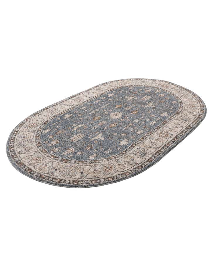 5' 3 x 8' Eco Traditional Oval Rug