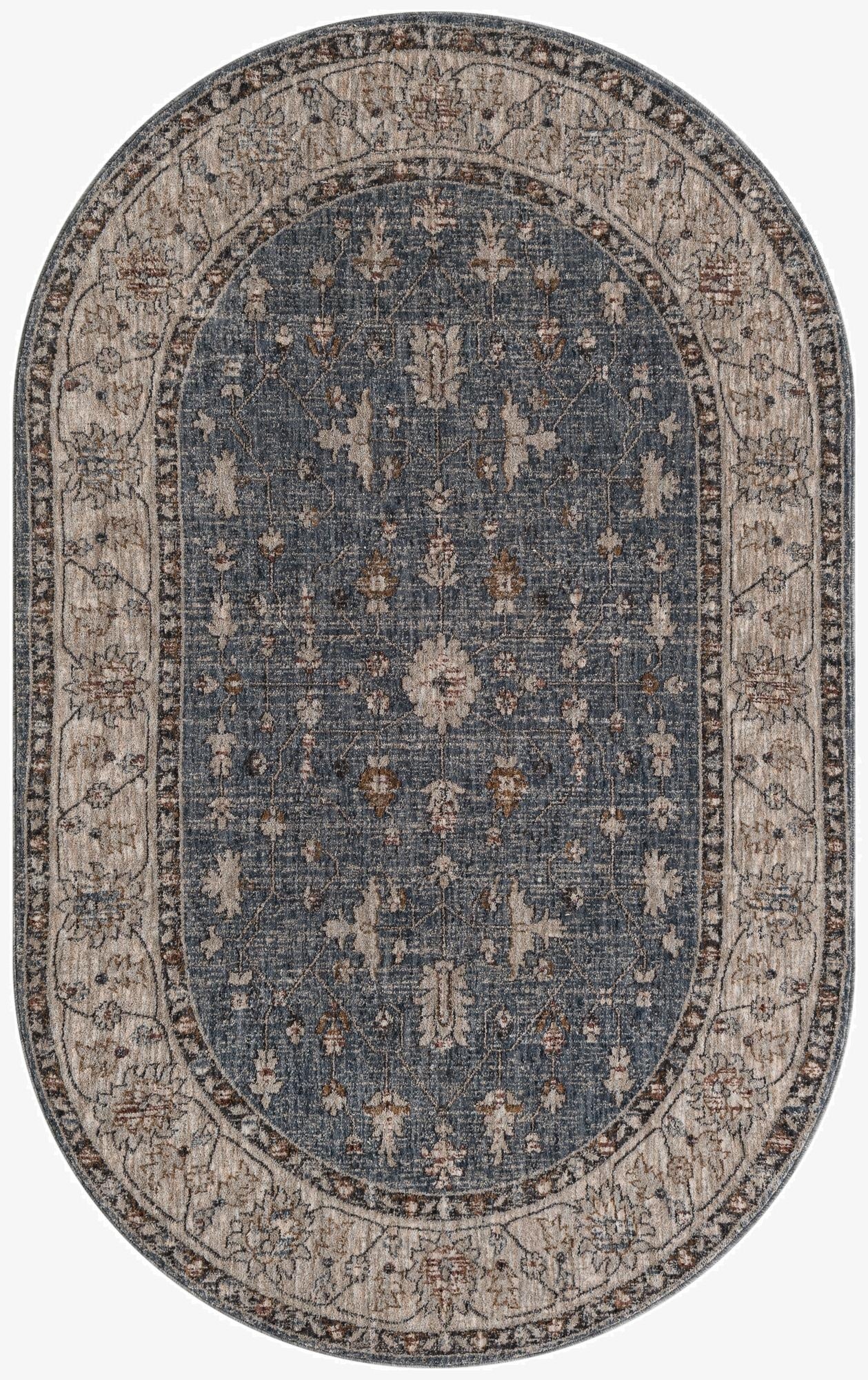 Primary image 5' 3 x 8' Eco Traditional Oval Rug