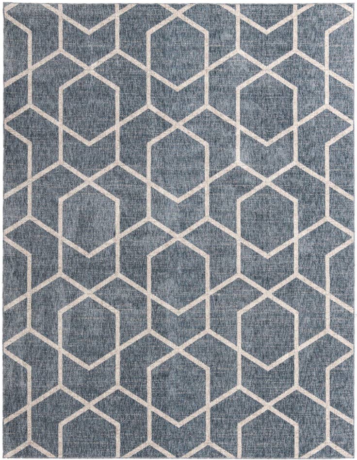 Detail image of 7' 10 x 10' Eco Trellis Rug