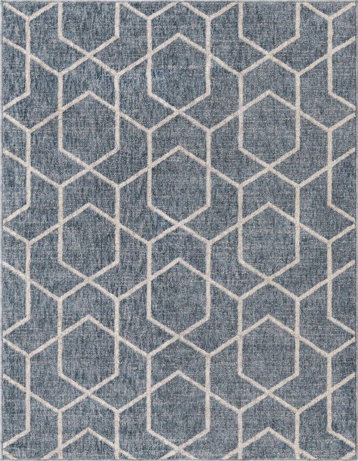 Detail image of 4' x 6' Eco Trellis Rug
