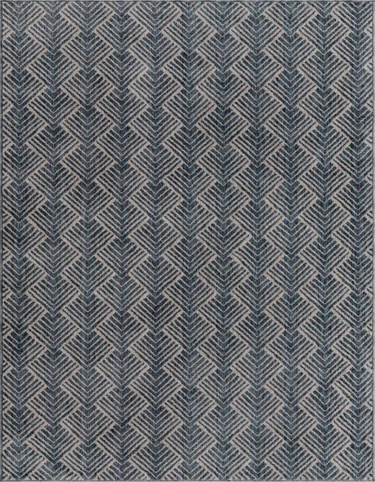 Detail image of 5' 3 x 8' Eco Trellis Rug
